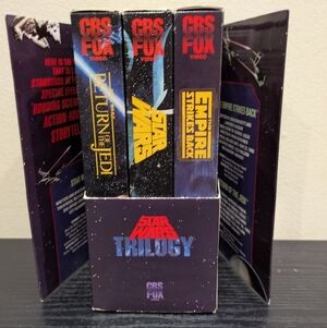 Star Wars Trilogy VHS Set by - Black